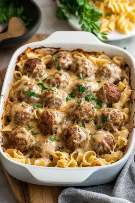 Swedish Meatball Pasta