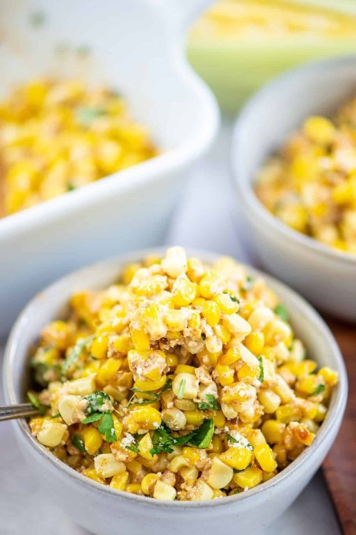 Sweet Corn Esquites with Honey Butter