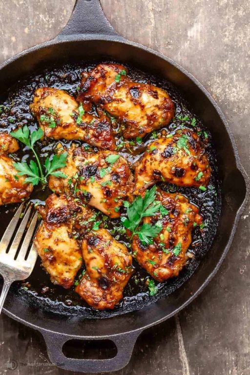 Sweet Onion and Balsamic Glazed Chicken