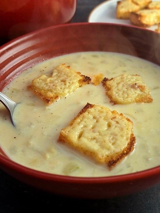 Sweet Onion and Cheddar Soup