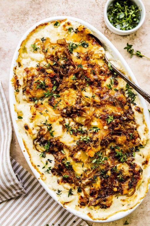 Sweet Onion and Potato Gratin