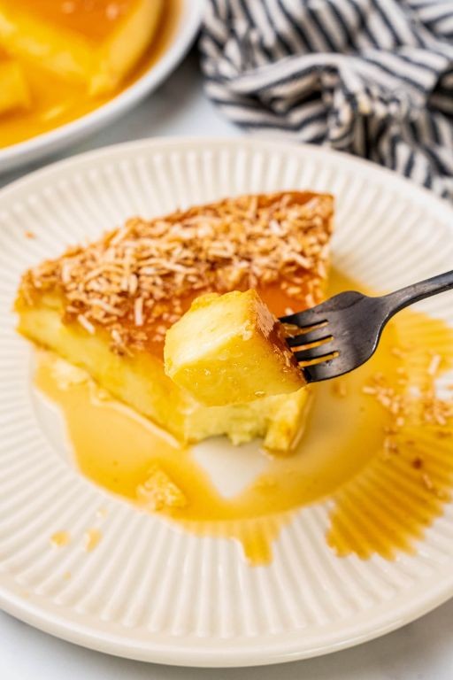 Sweet Plantain and Coconut Flan