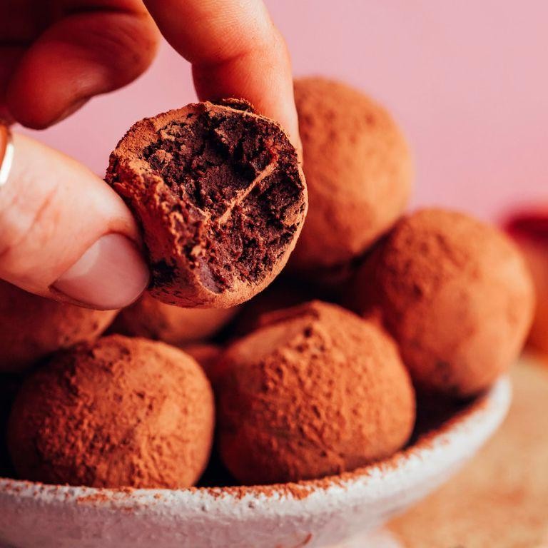 Sweet Potato Chocolate Truffles