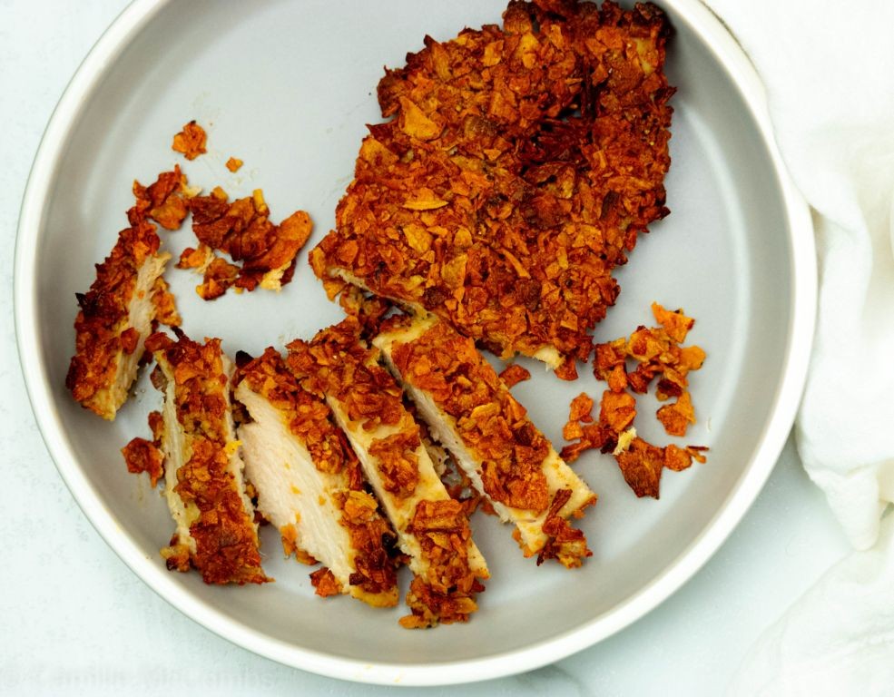 Sweet Potato Crusted Chicken Cutlets