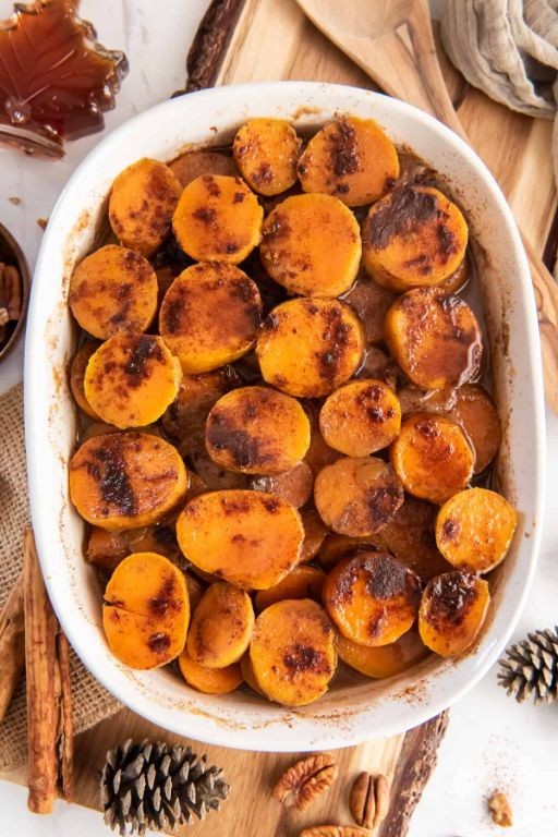 Sweet Potato Gravy with Maple Syrup