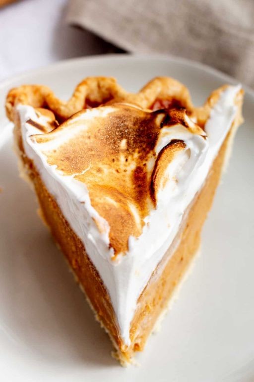 Sweet Potato Pie with Marshmallow Topping