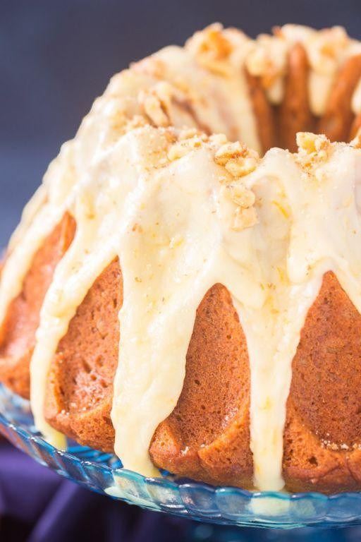 Sweet Potato Pie with Orange Zest Glaze