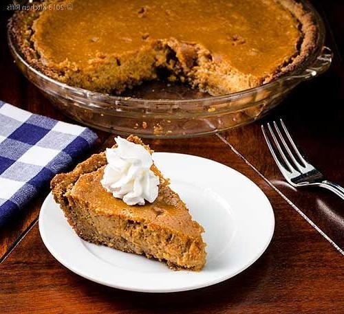 Sweet Potato Pie with Walnut Crust