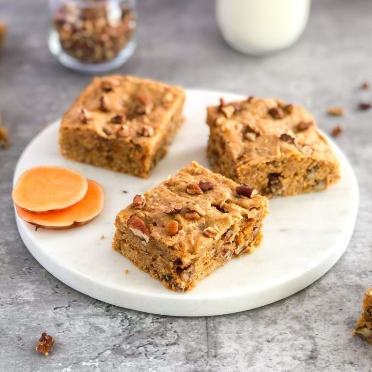 Sweet Potato and Almond Butter Bars