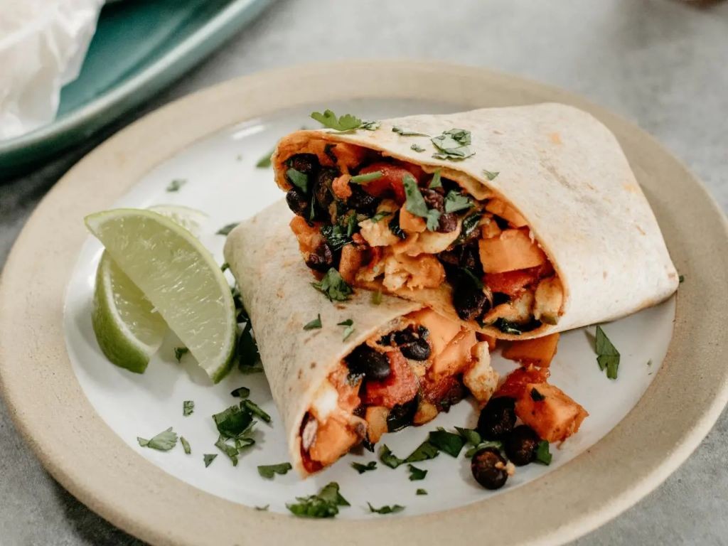 Sweet Potato and Black Bean Burritos