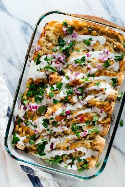 Sweet Potato and Black Bean Enchilada Casserole