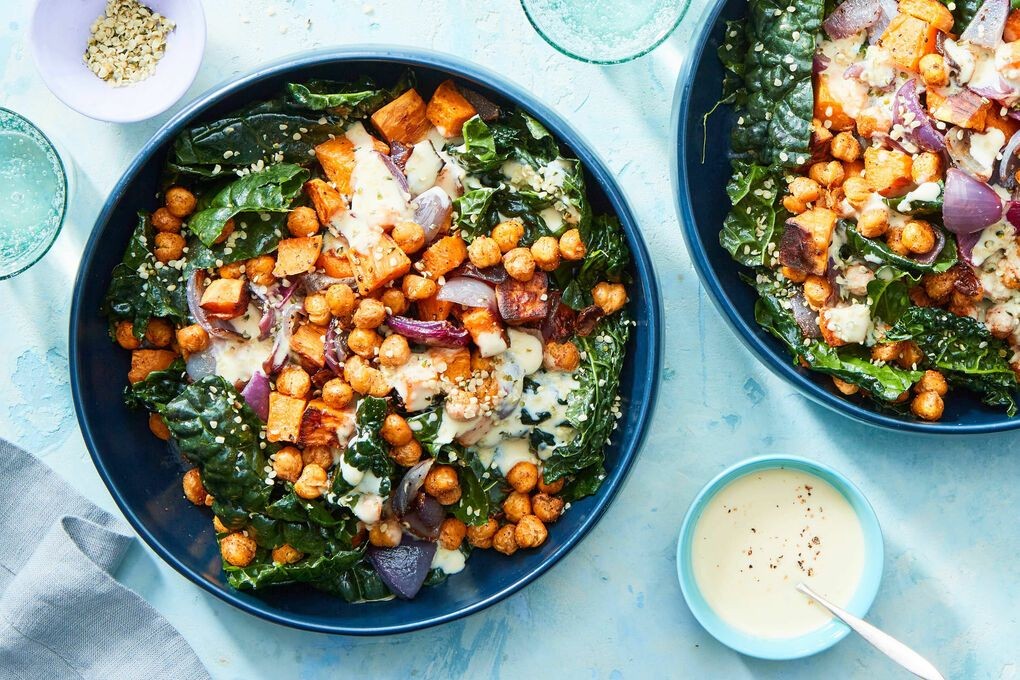 Sweet Potato and Kale Buddha Bowl