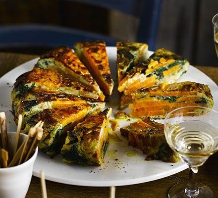 Sweet Potato and Kale Spanish Tortilla