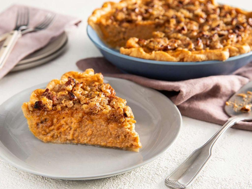 Sweet Potato and Pecan Pie