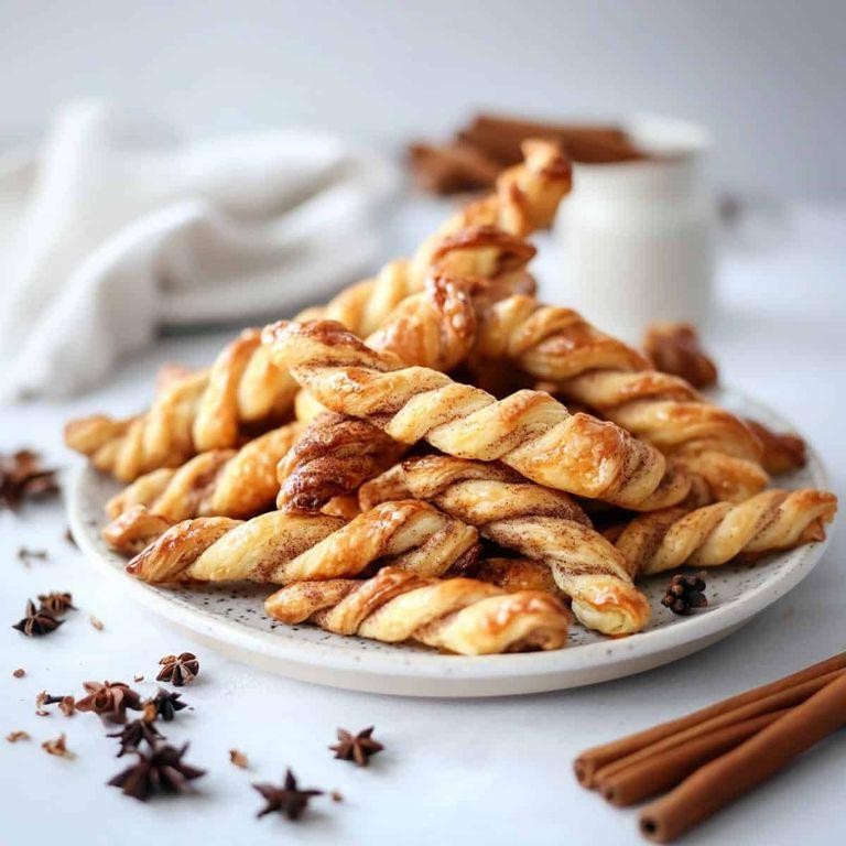 Sweet Vegan Puff Pastry Cinnamon Twists