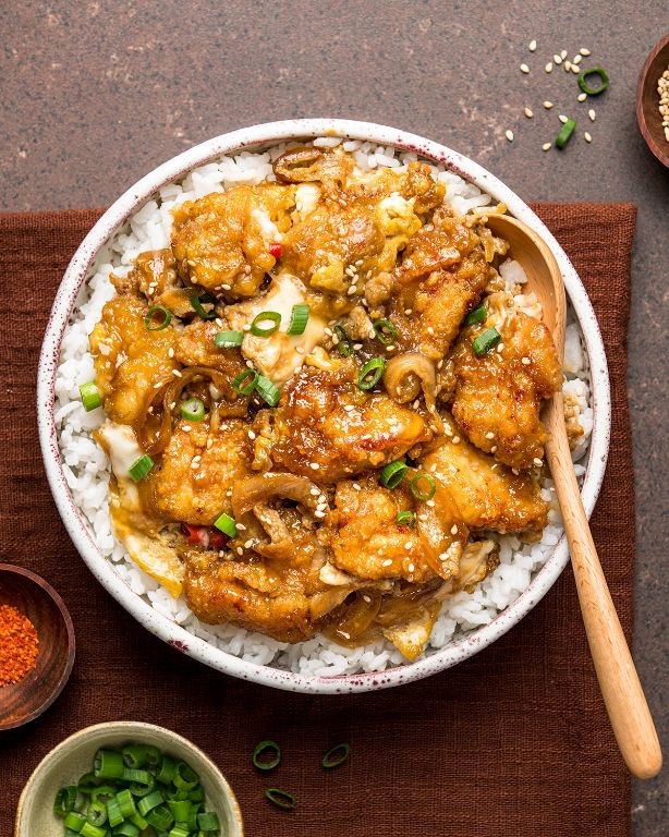 Sweet and Sour Oyakodon