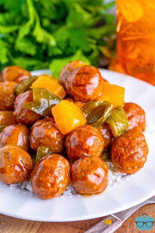 Sweet and Sour Turkey Meatballs for Crockpot