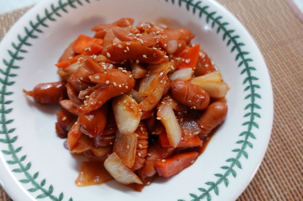 Sweet and Sour Vienna Sausage Stir-Fry