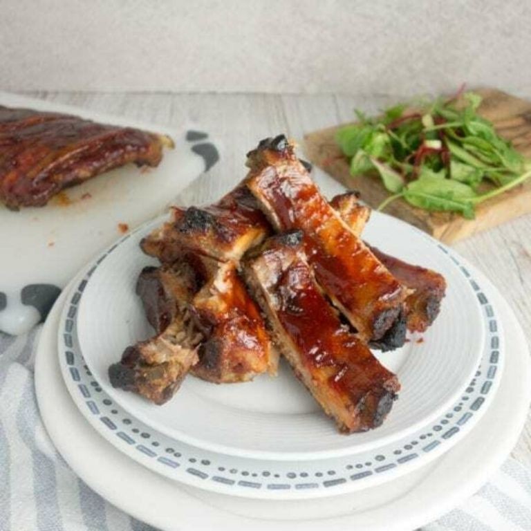 Sweet and Spicy Maple Glazed Ribs
