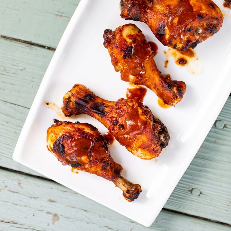 Sweet and Sticky BBQ Chicken Drumsticks