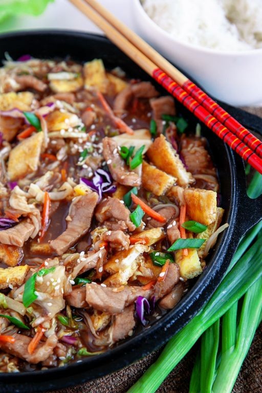Sweet and Tangy Moo Shu Pork