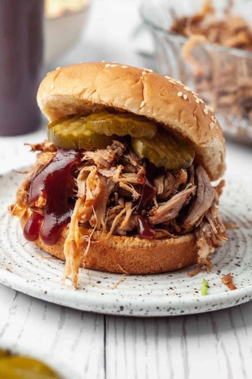 Sweet and Tangy Pulled Pork Sandwich
