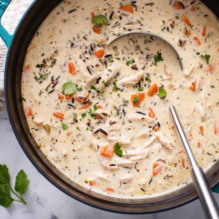 Swiss Chicken and Wild Rice Soup
