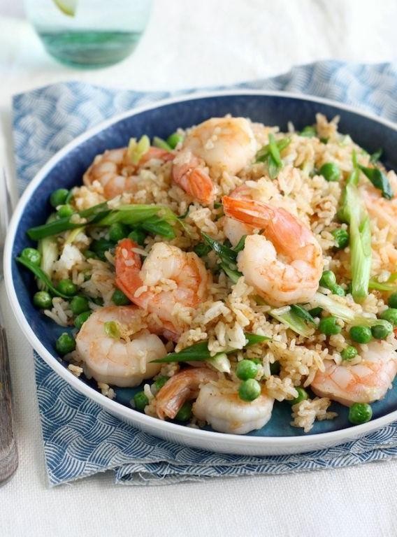 Szechuan Shrimp Fried Rice with Chili Oil