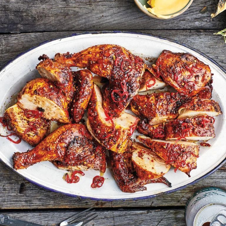 Tabasco Pepper Honey Glazed Chicken