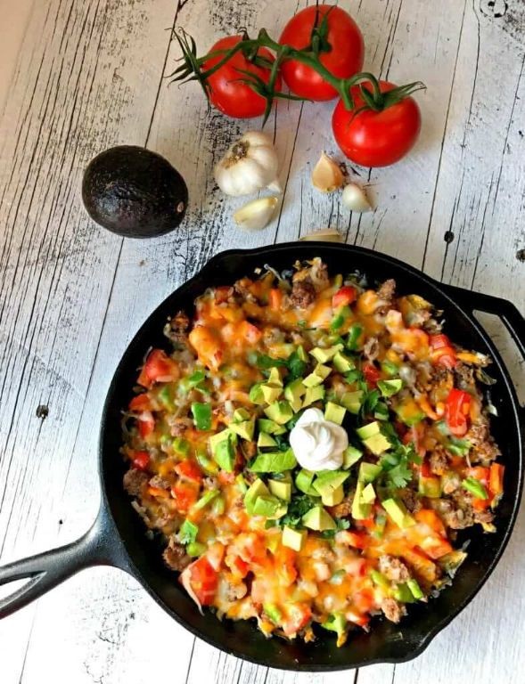 Taco Hamburger Skillet Delight