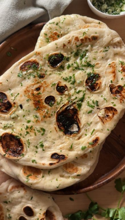 Tandoori Naan with Charred Edges