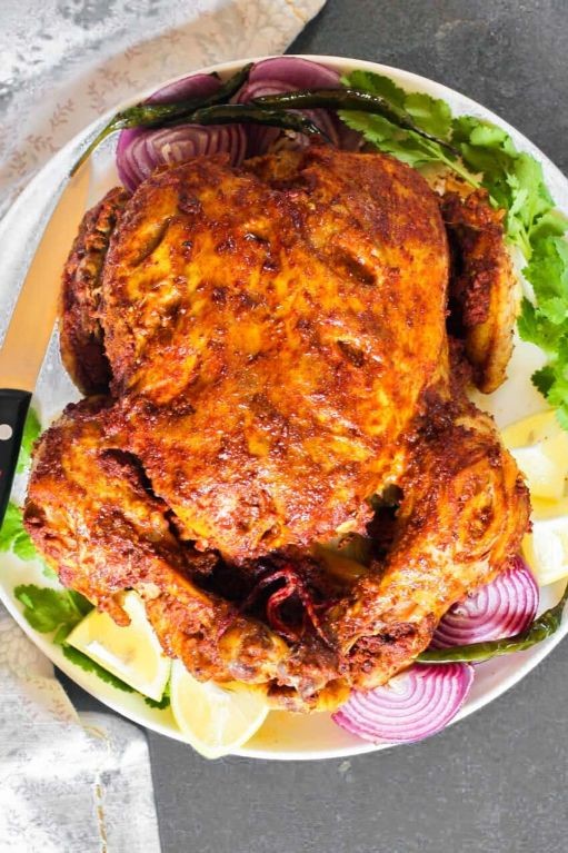 Tandoori Style Instant Pot Whole Chicken
