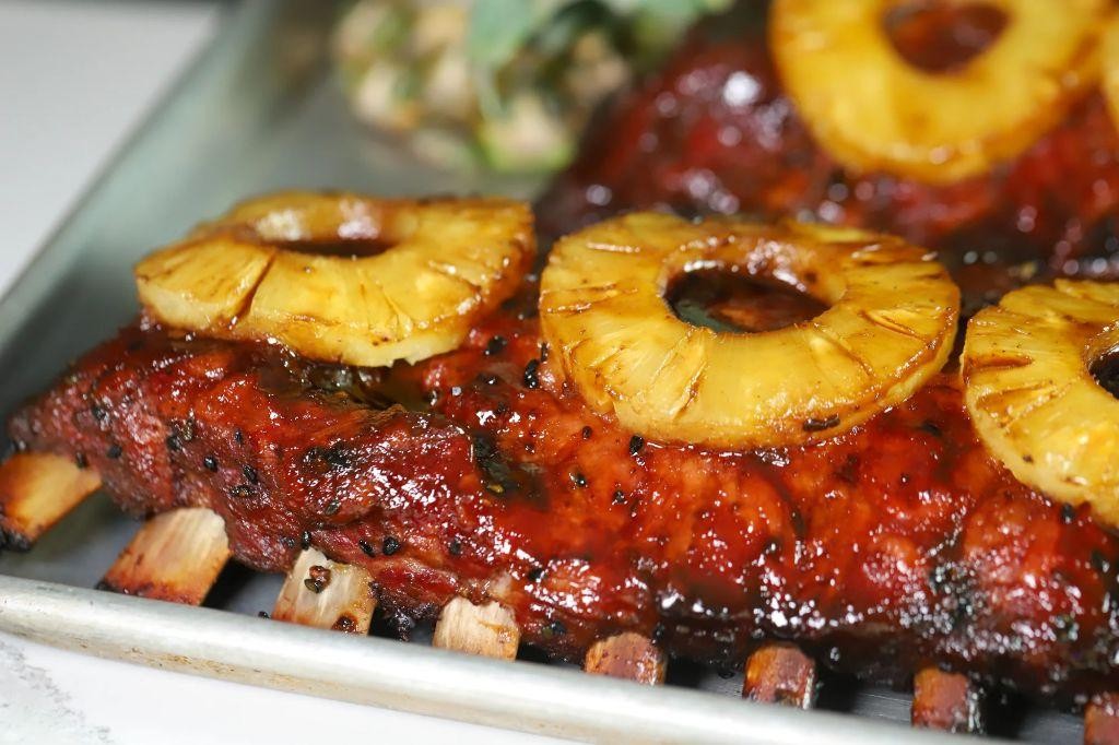 Tangy Pineapple Teriyaki Ribs