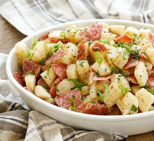Tangy Salami Potato Salad