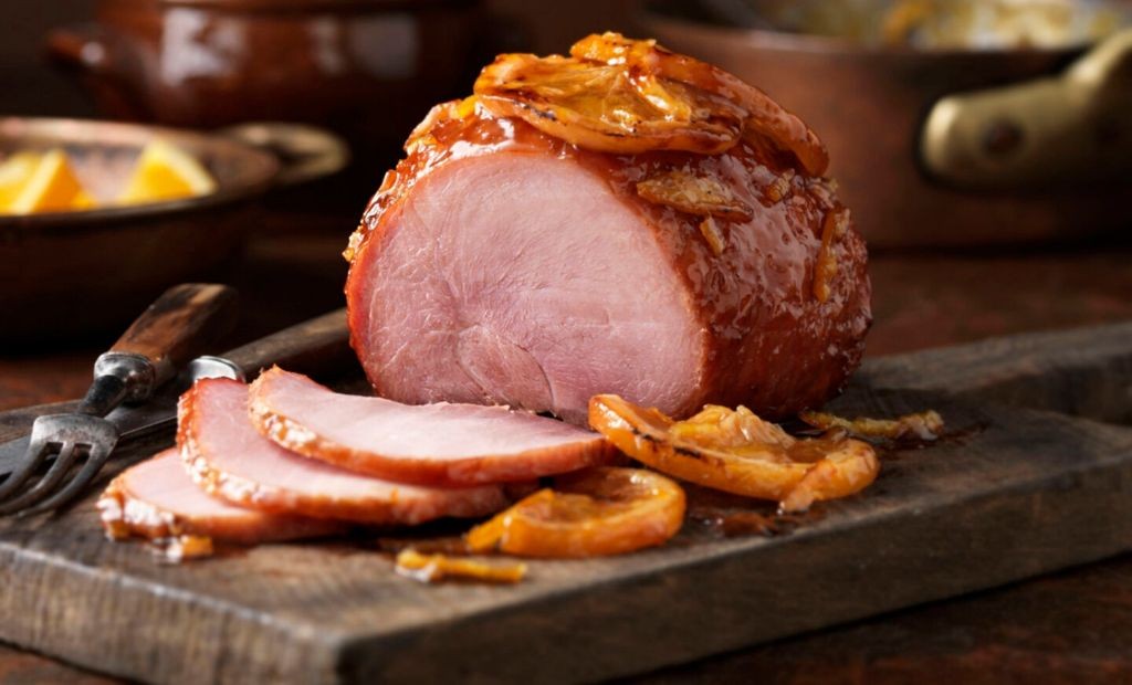 Tarragon and Orange Glazed Ham