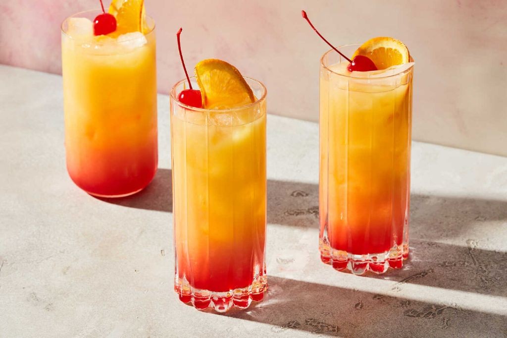 Tequila Sunrise Mexican Martini