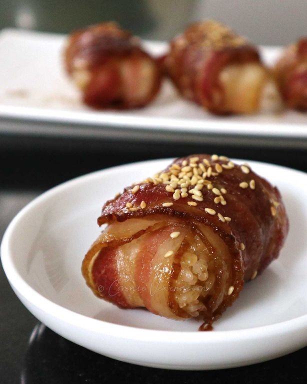 Teriyaki Bacon Sushi Roll