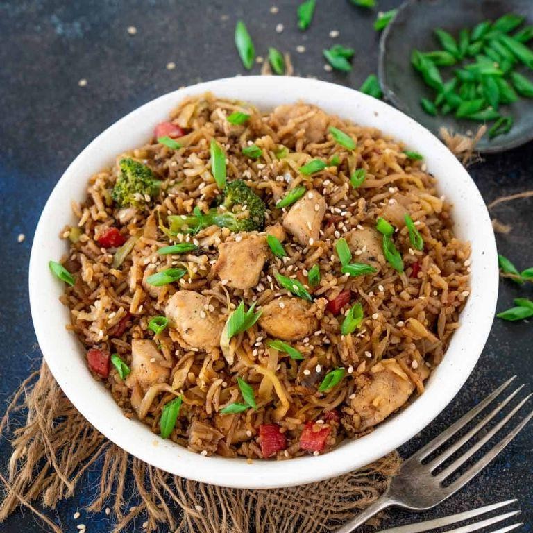 Teriyaki Chicken Fried Rice