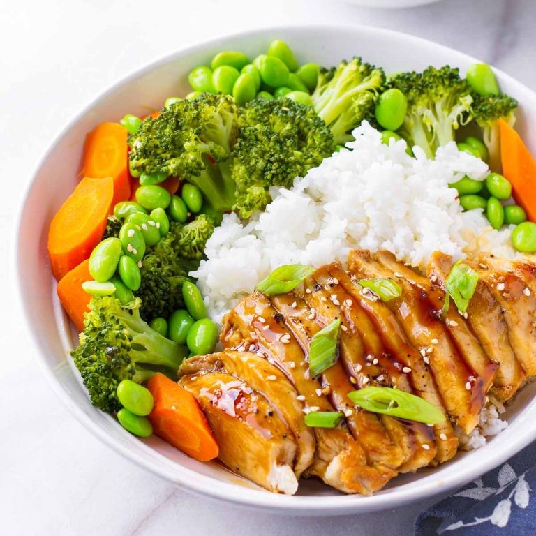 Teriyaki Chicken Jasmine Rice Bowl