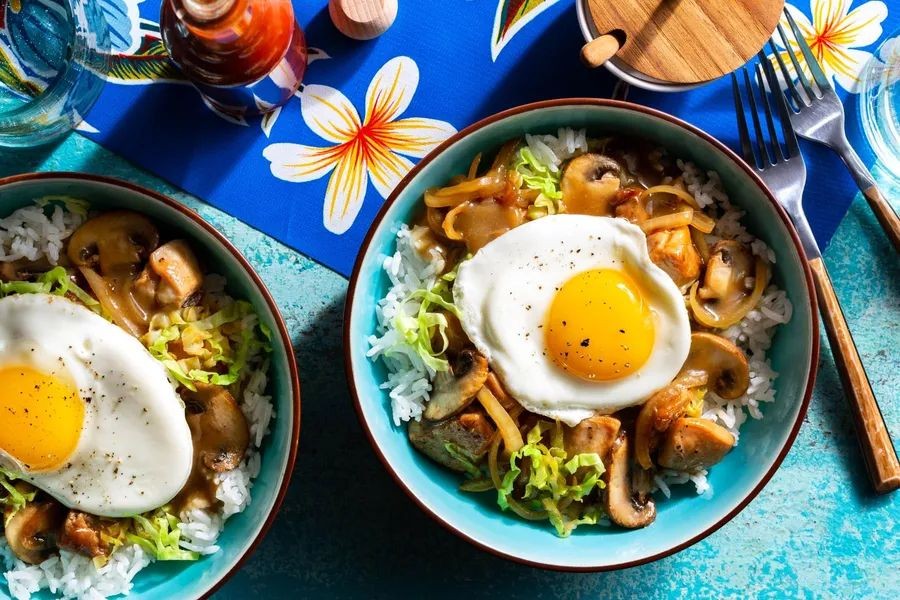 Teriyaki Chicken Loco Moco