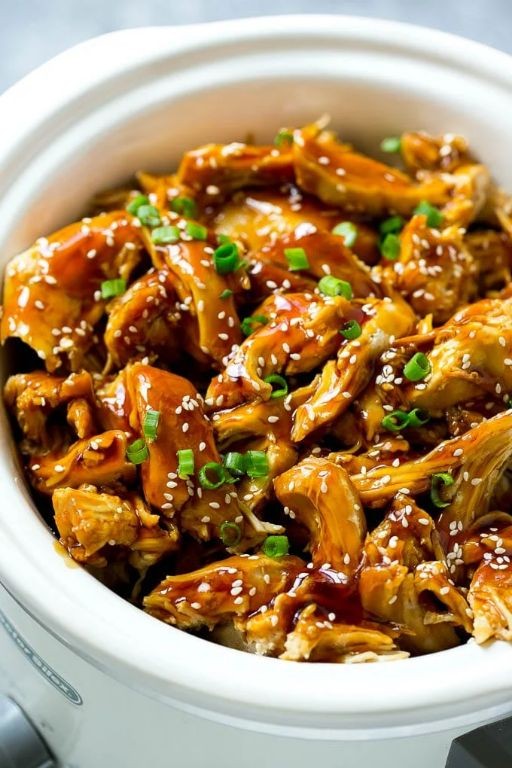 Teriyaki Chicken and Sweet Potato Crockpot Meal