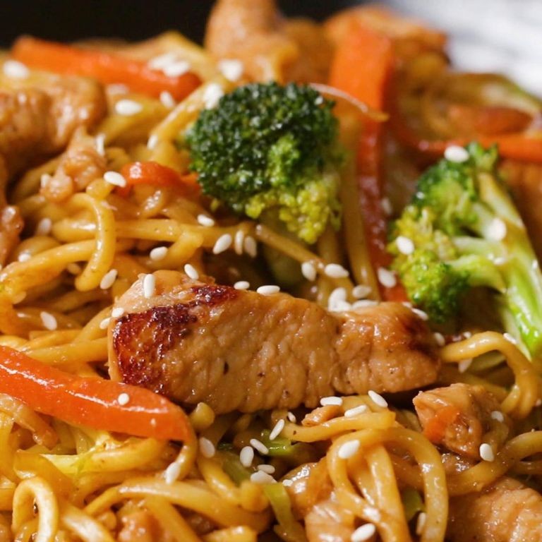Teriyaki Chicken with Carrot Noodles