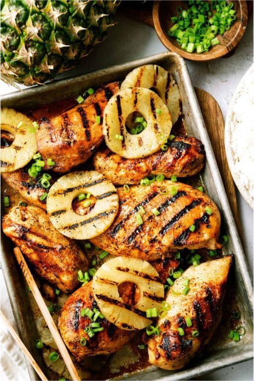 Teriyaki Glazed Chicken Breasts with Pineapple