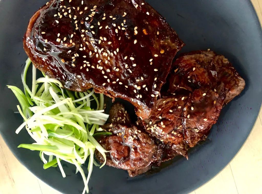 Teriyaki Glazed Oven Steak