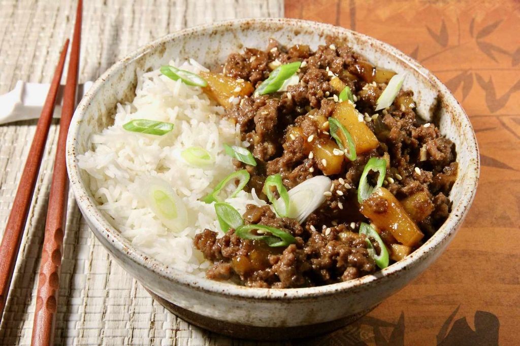 Teriyaki Hamburger Skillet Stir-Fry