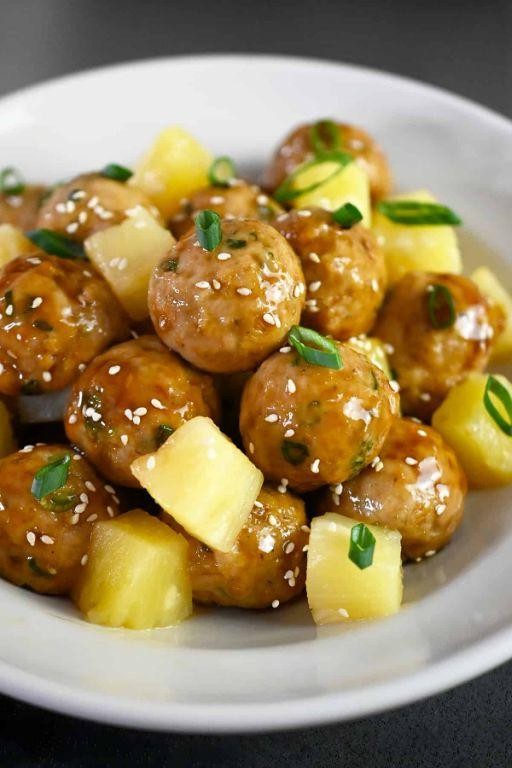 Teriyaki Pineapple Meatballs