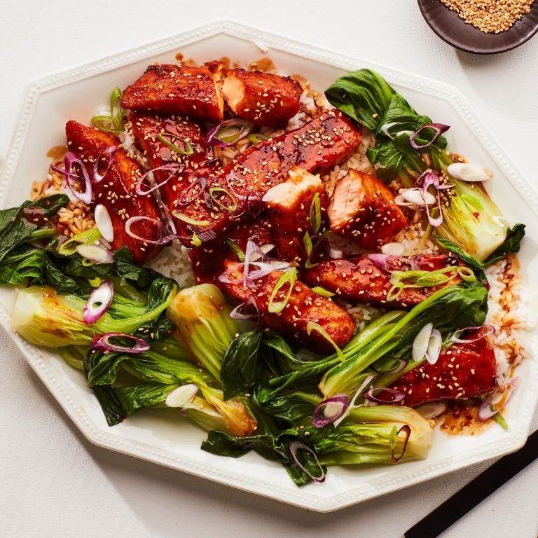 Teriyaki Steamed Bok Choy