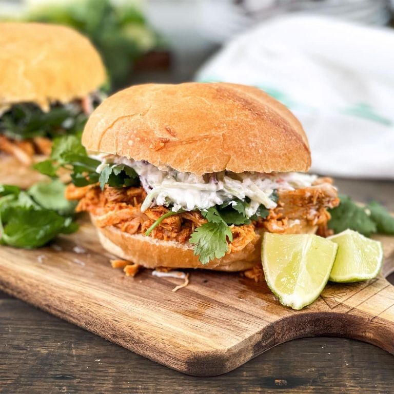 Thai Chili Shredded Chicken Sandwich