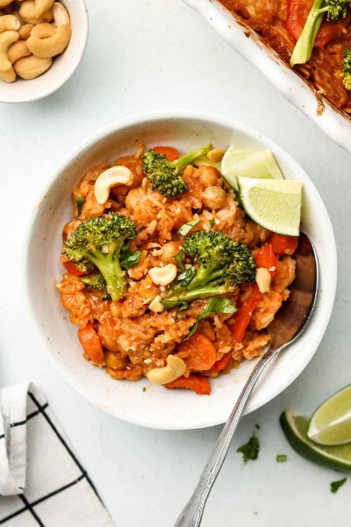 Thai Coconut Curry Vegetable Casserole