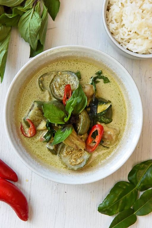 Thai Eggplant Green Curry